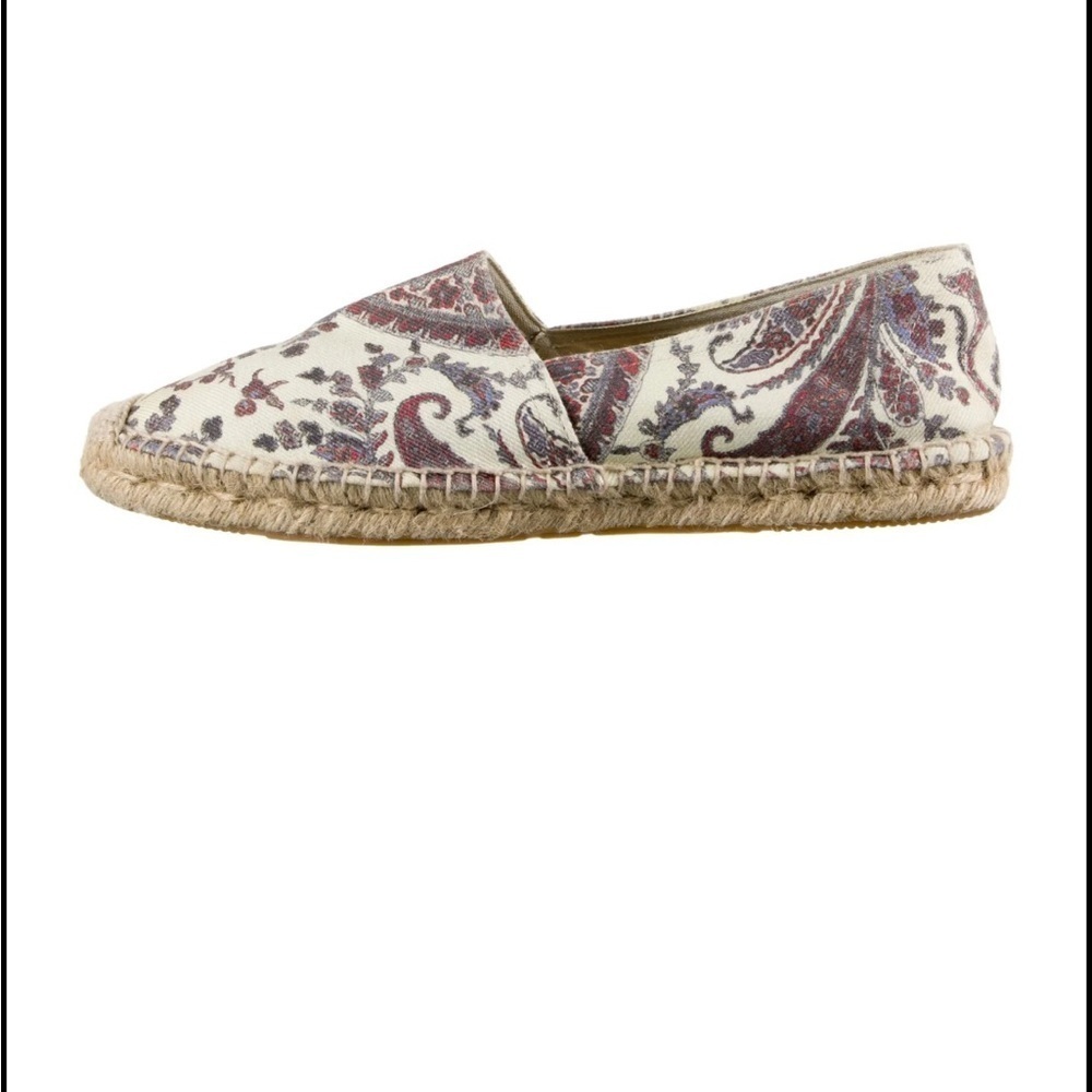 Isabel Marant Paisley Espadrille Flats EU 37 US 7